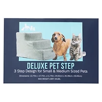 deluxe 3-step pet stairs 13.75in x 17.75in