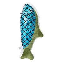 cat toy kicker fish with catnip 10in
