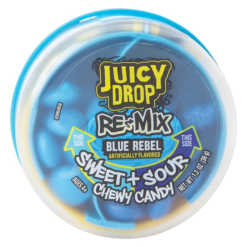 juicy drop® remix sweet + sour chewy candy 1.3oz