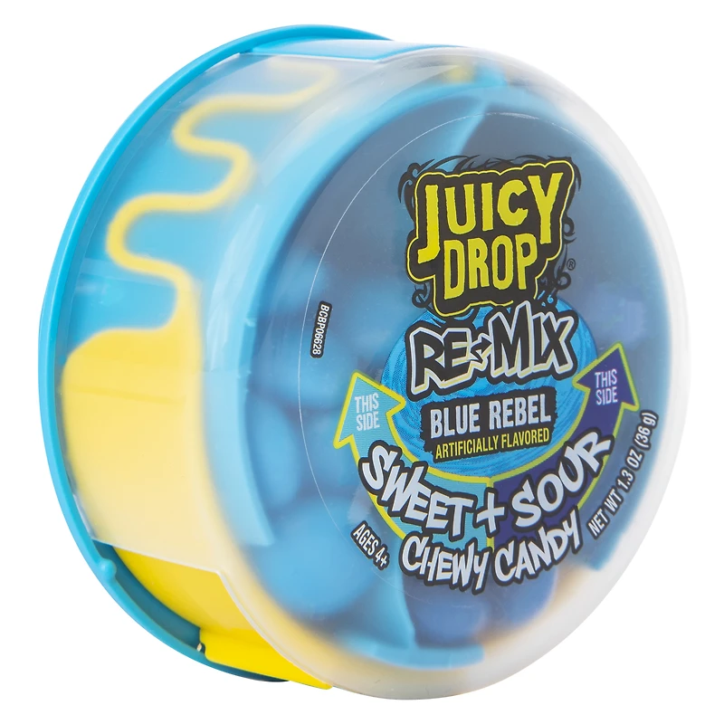 juicy drop® remix sweet + sour chewy candy 1.3oz