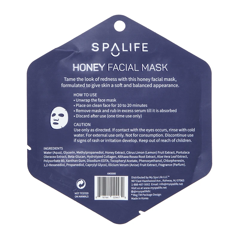 soothe honey facial sheet mask