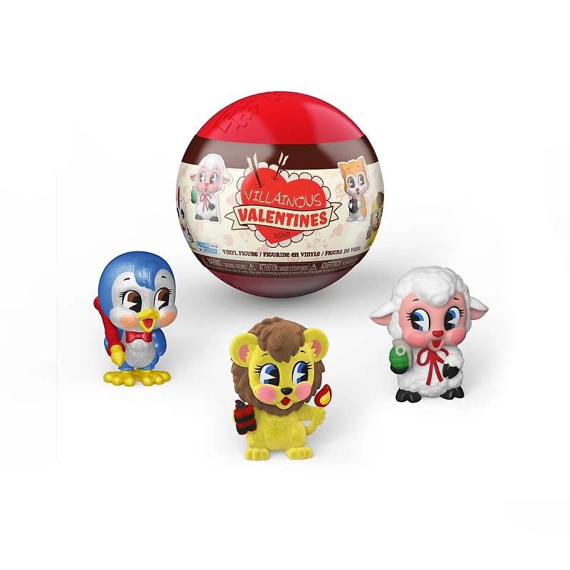 paka paka villainous valentines blind bag vinyl figure