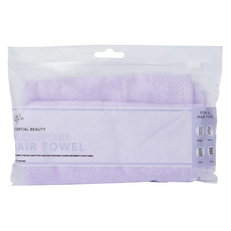 super absorbent hair towel - purple