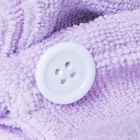 super absorbent hair towel - purple