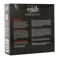 ultimate white™ whitening dental strips w/ activated charcoal - 7 day treatment
