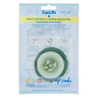 spa life fruit extract hydro-soothing & cooling eye pads 12-pack