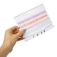 bright love choker necklaces 5-piece set