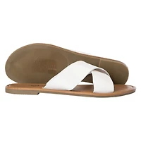 black x-strap sandals