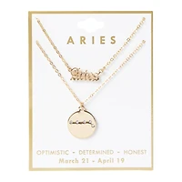 Layered Zodiac Necklace