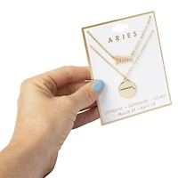 Layered Zodiac Necklace