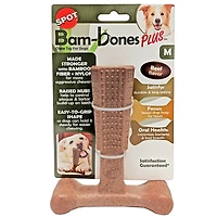 bam-bones plus™ chew toy for dogs, beef flavor