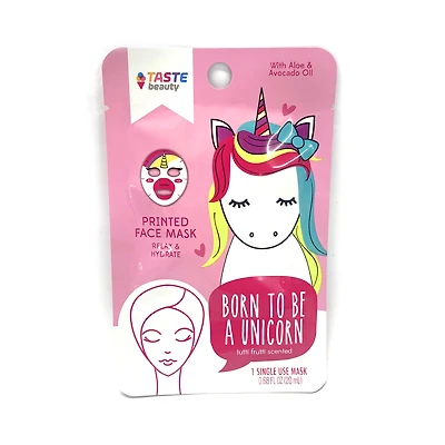 unicorn printed sheet mask