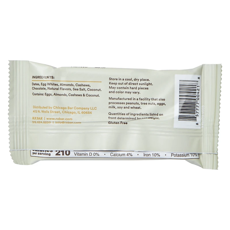 rxbar™ chocolate coconut protein bar 1.83oz