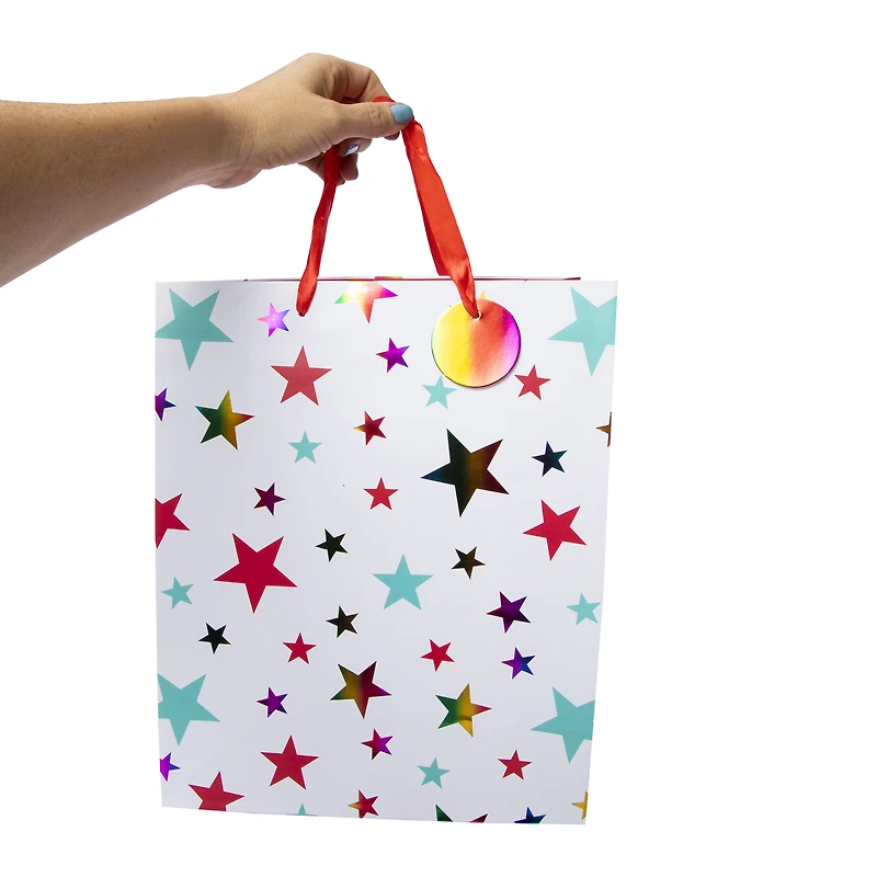 Stars Large Gift Bag 10.37in x 12.75in