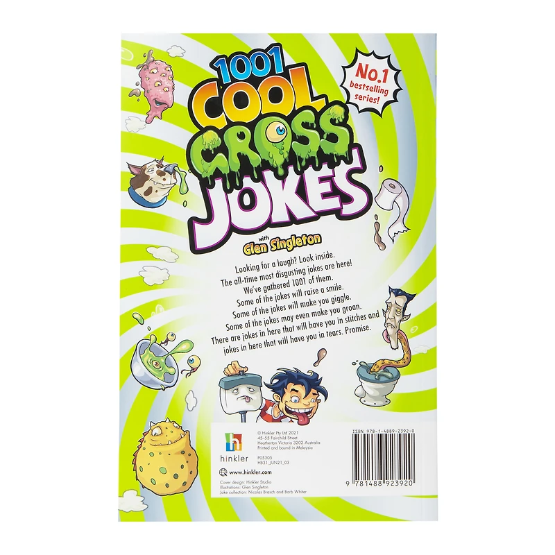 1001 cool gross jokes book