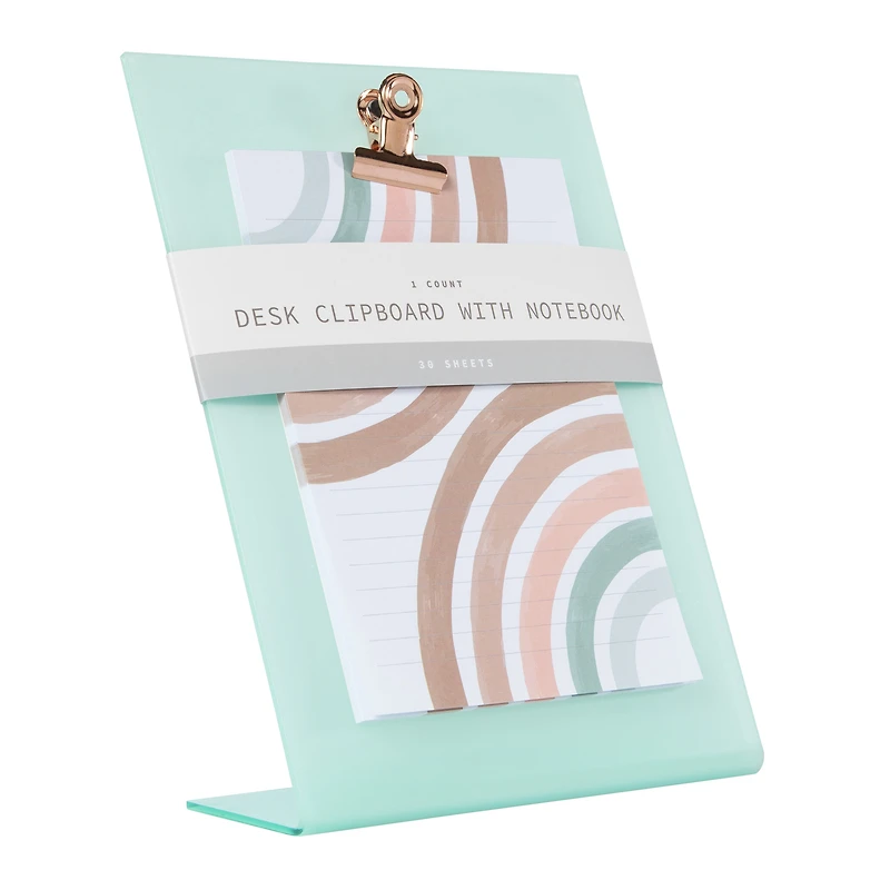 desk clipboard & notebook set