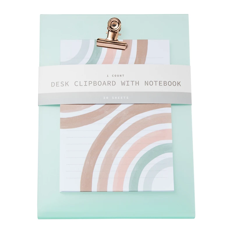 desk clipboard & notebook set