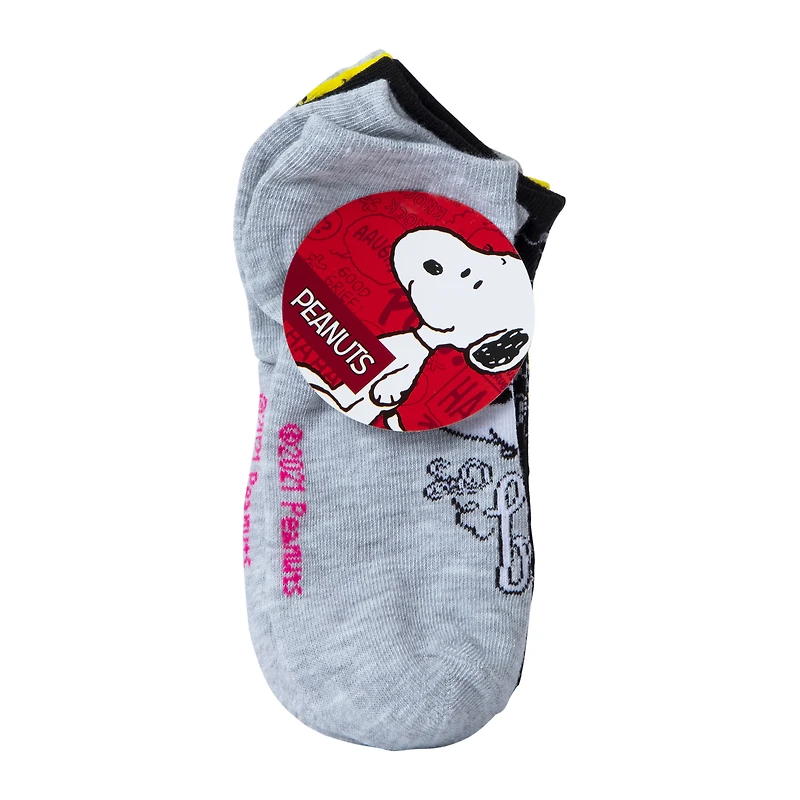 Ladies Peanuts© Snoopy™ No Show Socks 5-Pack