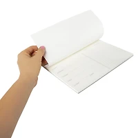 nutrition planner notepad with gold foil 10in x 7.25in