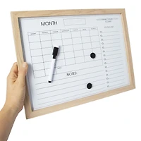 dry erase board calendar 12in x 16in