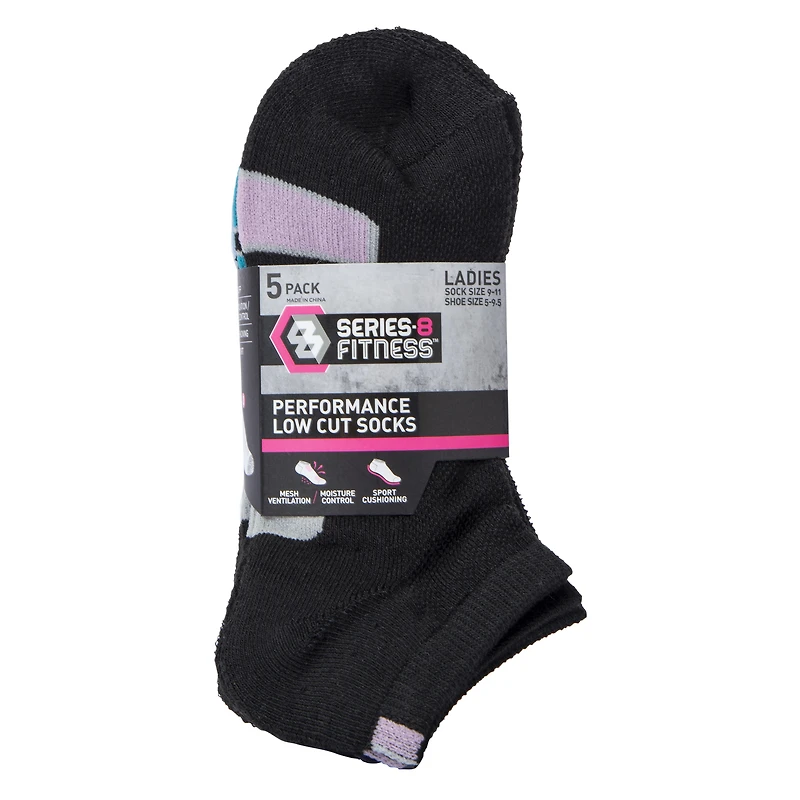 series-8 fitness™ women's low-cut socks 5-pack
