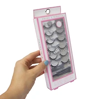 smoke & mirrors 6-pair faux eyelashes & glue set