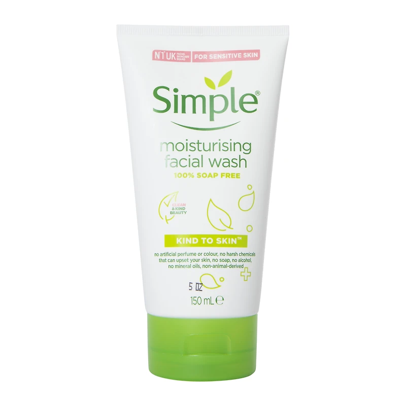 simple® moisturizing facial wash 5oz