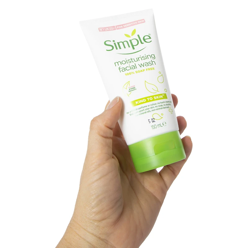 simple® moisturizing facial wash 5oz