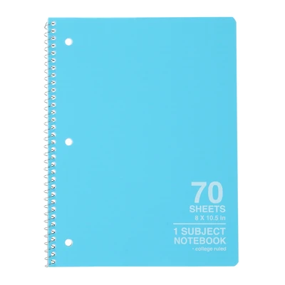 Neon 1-Subject College Ruled Spiral Notebook