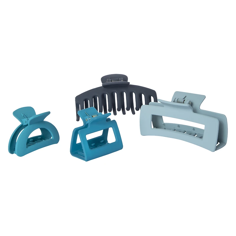 claw hair clips 4-pack