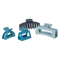 claw hair clips 4-pack