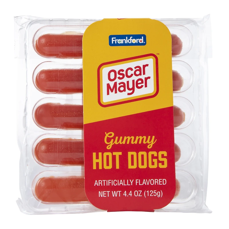 oscar mayer™ gummy hot dogs candy 4.4oz