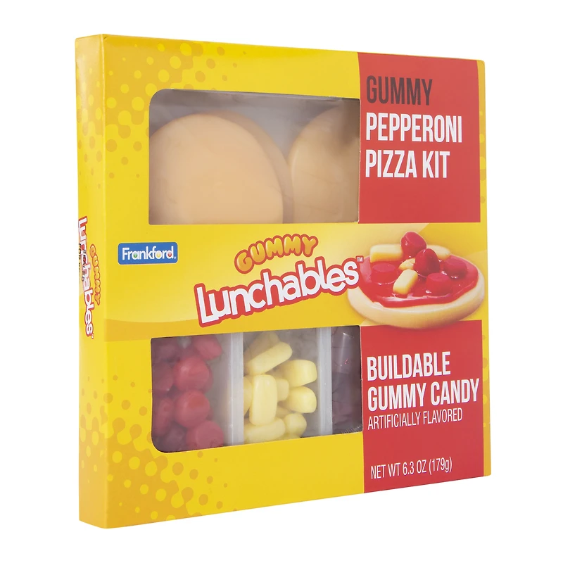 lunchables™ gummy pepperoni pizza kit candy 6.3oz