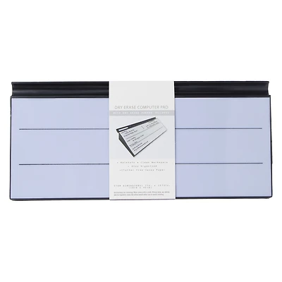 dry erase computer pad 7in x 15.75in