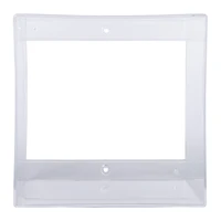 clear square display shelf 7in