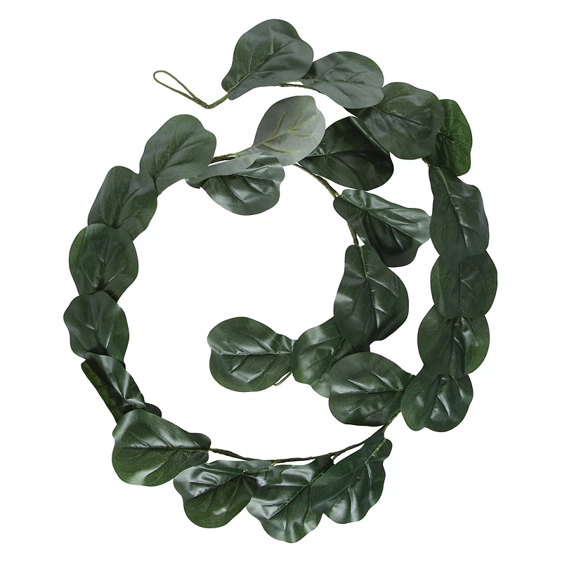 faux leaf garland 72in