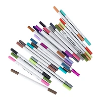 dual-tip illustration markers 28-count