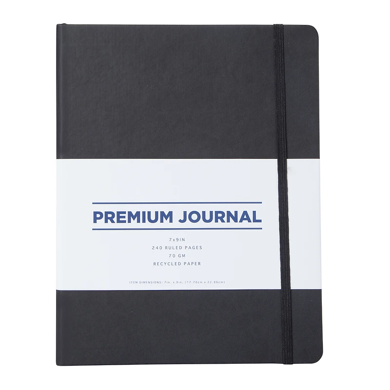 premium faux leather journal 7in x 9in