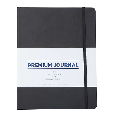premium faux leather journal 7in x 9in