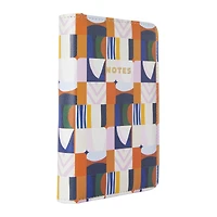 printed faux leather notebook