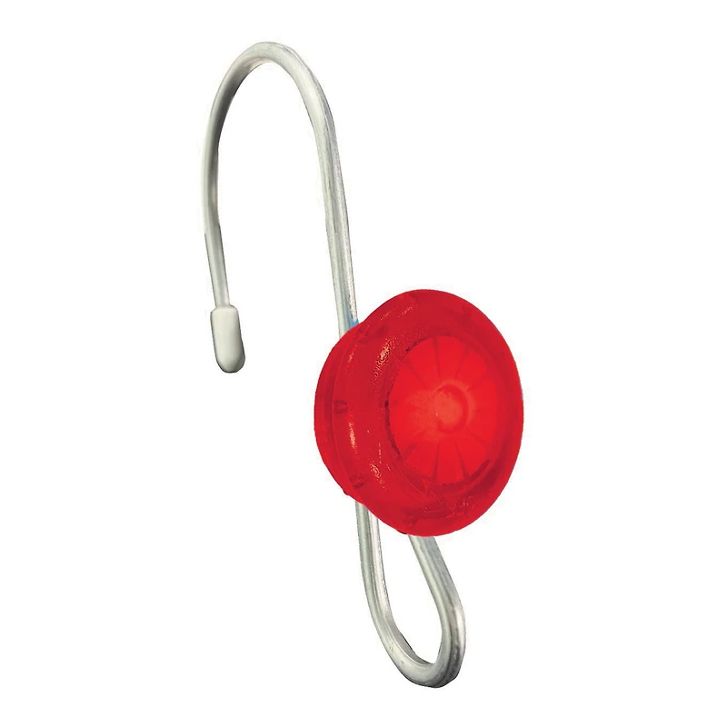 light up LED shower hooks 6-pack