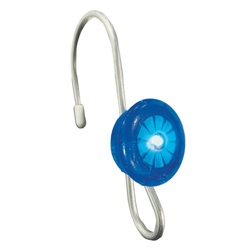 light up LED shower hooks 6-pack