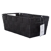 nylon woven storage basket 11.5in x 6.5in