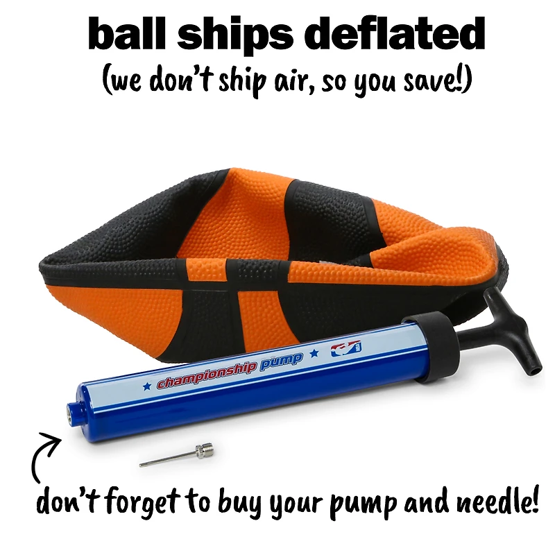 black & orange 28.5in basketball