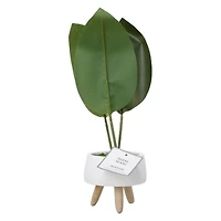 faux house plant cement pot 15in