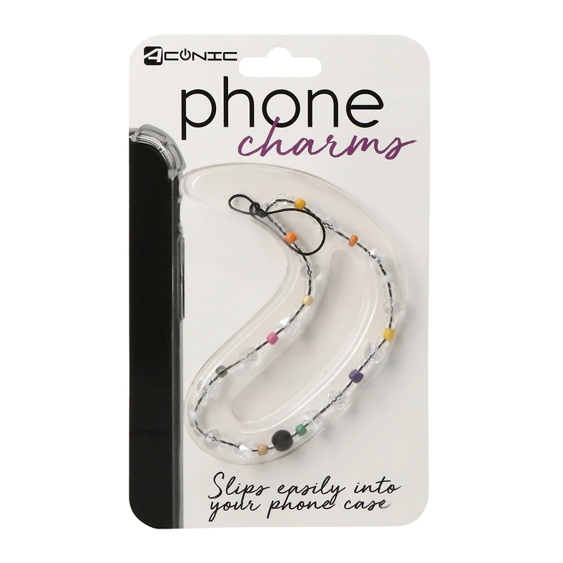 retro phone charm