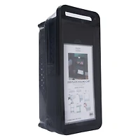 3-tier plastic rolling cart 30.3in x 18.8in