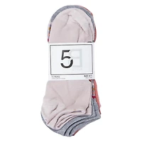 Ladies Low-Cut Socks 10-Pack - Mushroom Print