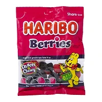 Haribo® Raspberries Gummi Candy 4oz Bag
