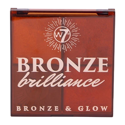 w7® bronze brilliance & glow makeup palette